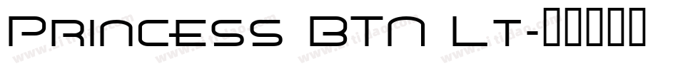 Princess BTN Lt字体转换